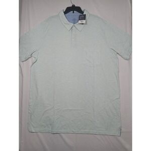 St John's Bay  Big Tall Polo Shirt Men's  2XLT Blue Haze Super Soft Classic Fit